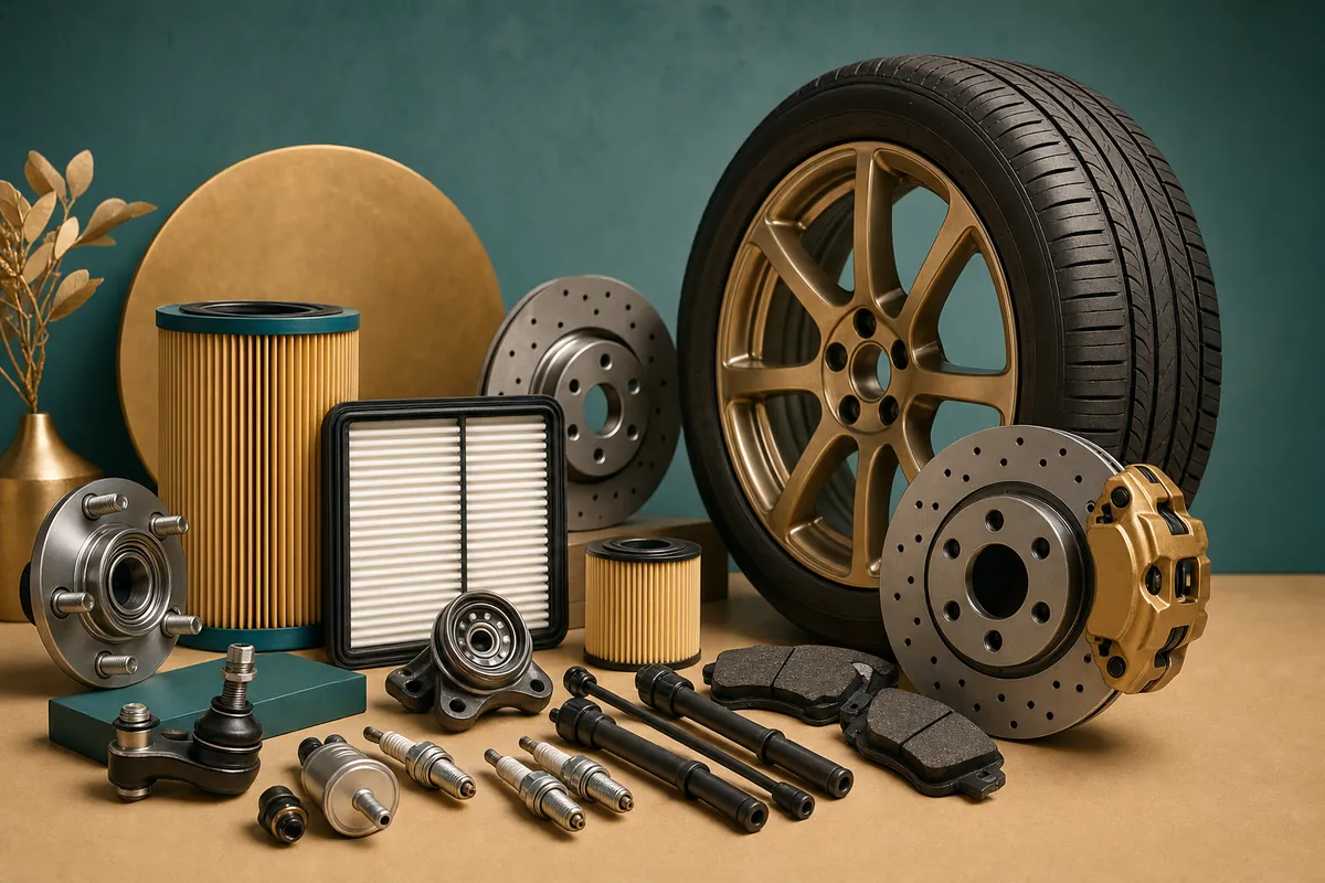 Automobile replacement parts, filters and tires